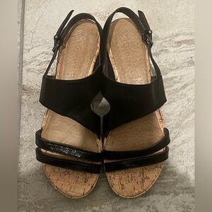 Tamaris Women's Black Sandals size 39 or US 8.5